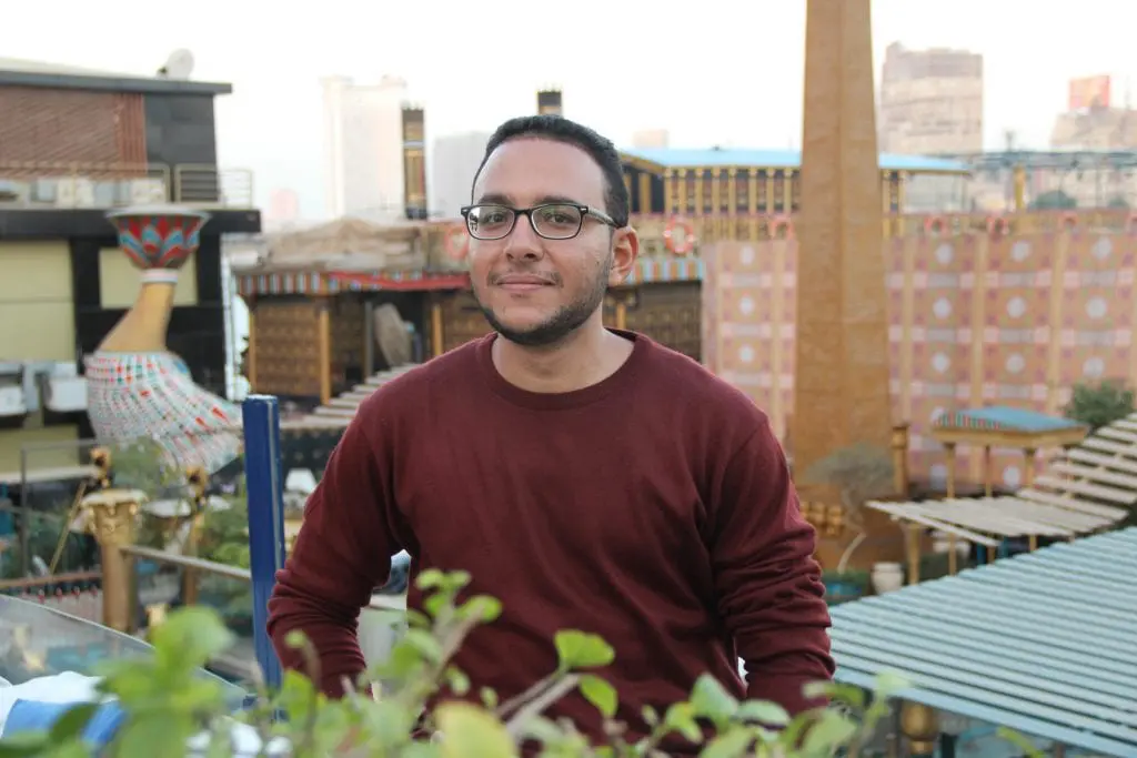 Un étudiant en photo