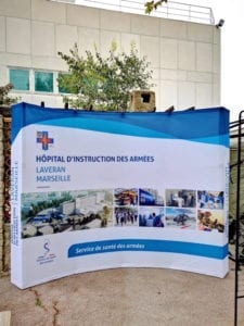 Support de présentation de l’Hôpital d’Instruction des Armées