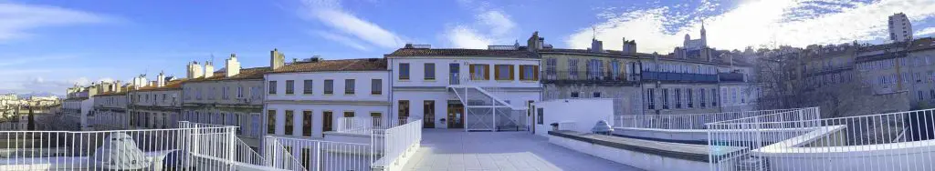 Vue panoramique du Lycée Charles Péguy à Marseille