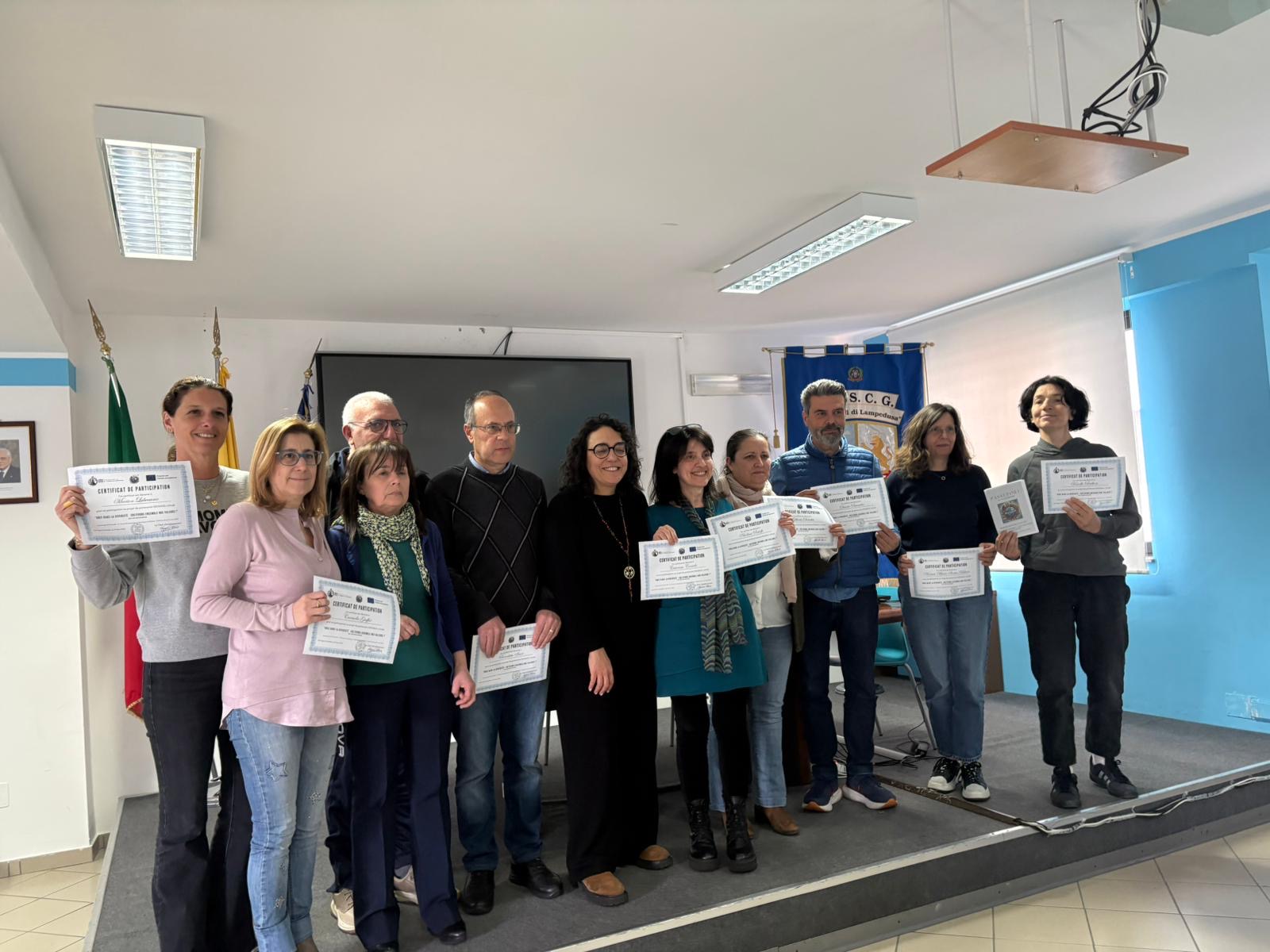 Travaux de groupe en Sicile